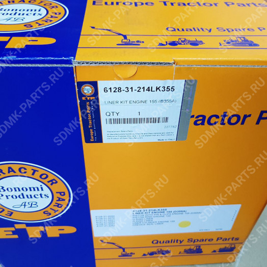 Поршнекомплект (D355C, S6D155) 6128-31-214LK355 KOMATSU D355C 6127-31-2030 1